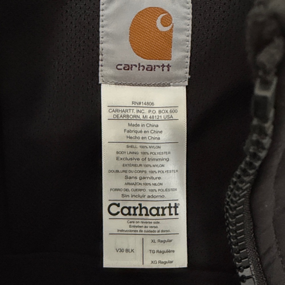 Carhartt Men's Black Outdoor Vest | Size XLarge - Picture 3 of 9